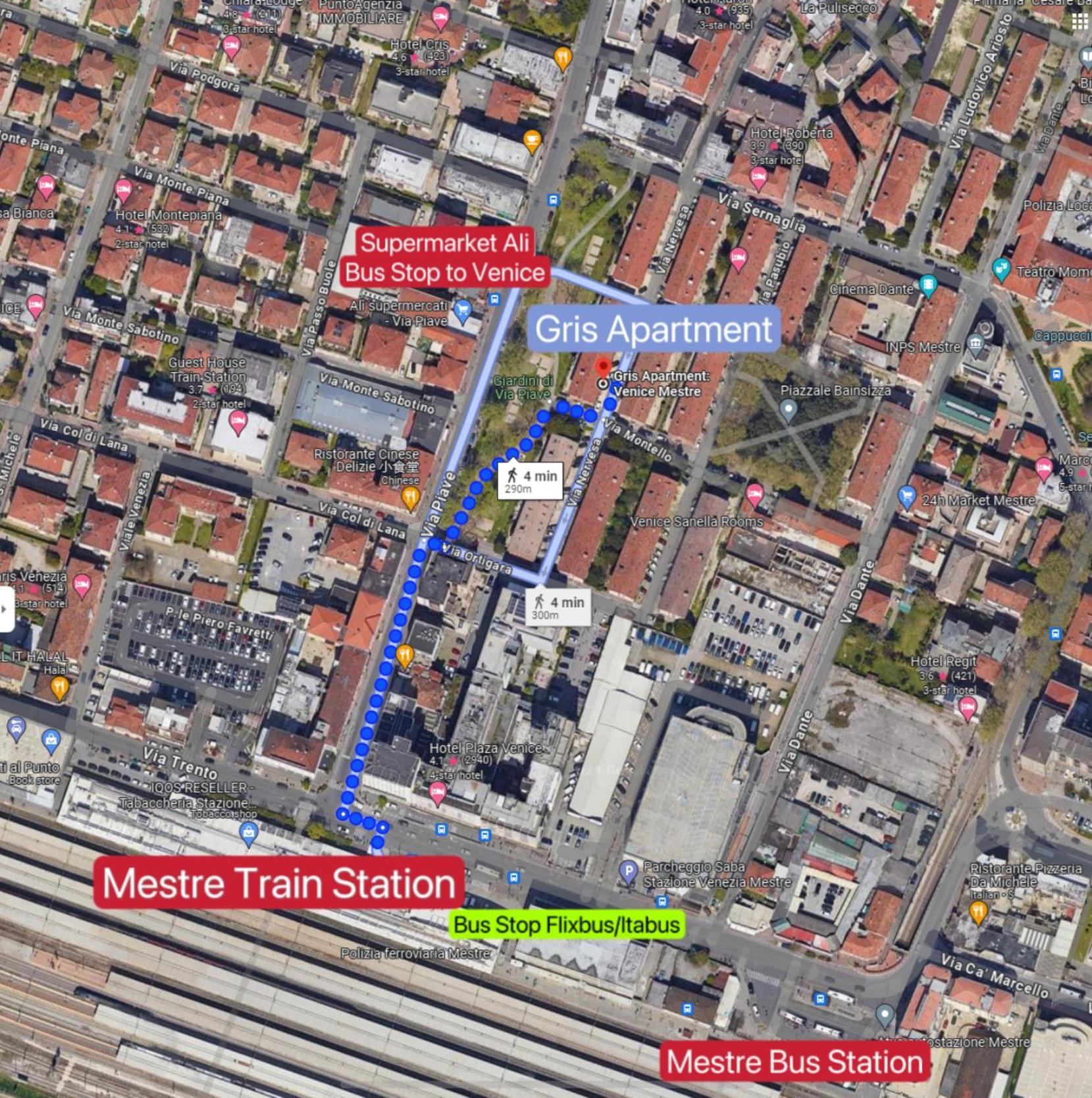 Gris Apartment: Venice Mestre Ngoại thất bức ảnh